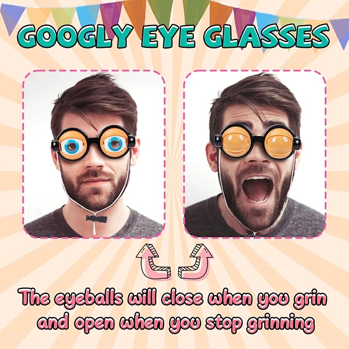 🔥CHRISTMAS SALE 40% OFF!!🏆Flash Sale💥Funny Glasses with Winking Eye Mechanism🥸