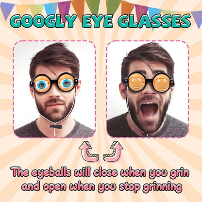 🔥CHRISTMAS SALE 40% OFF!!🏆Flash Sale💥Funny Glasses with Winking Eye Mechanism🥸