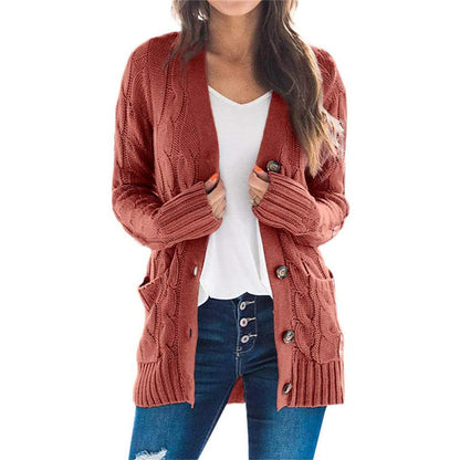 Women's Autumn Midi-Length Knit Sweater 🧥 – Layers Over Tees/Under Coats, Ideal for Office & Brunch Gatherings 💼