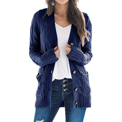 Women's Autumn Midi-Length Knit Sweater 🧥 – Layers Over Tees/Under Coats, Ideal for Office & Brunch Gatherings 💼