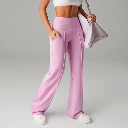 🎁2026 New Arrivals 50% OFF💥50K+ SOLD💕Women's Plain Loose Straight Leg Pants