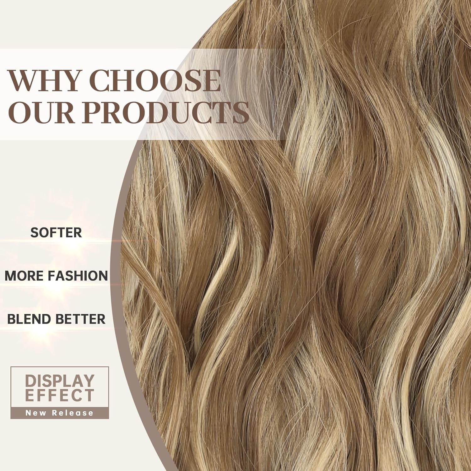 💖Buy 1 get 1 free 🤩Women's Gradient Long Wavy Hair Wig, One-Piece with Adjustable Fit💁