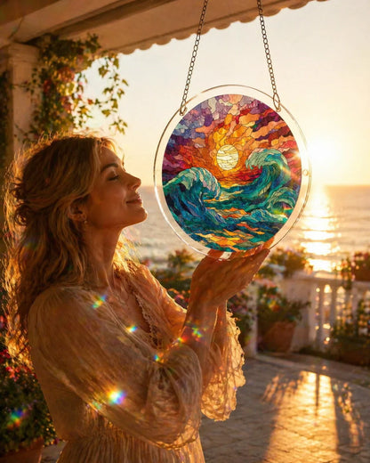🔥LAST DAY 49% OFF ☀️ 🧩Acrylic 80 Pcs Puzzle✨Suncatcher Hanging Ornament
