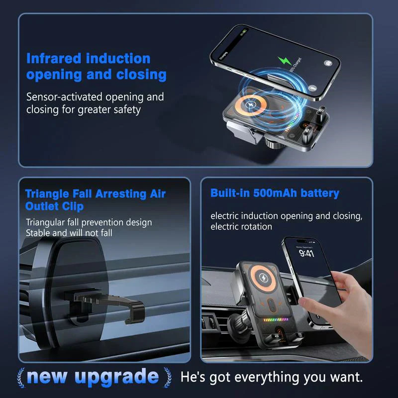 New Wireless Fast Charging Car Mount (2026)