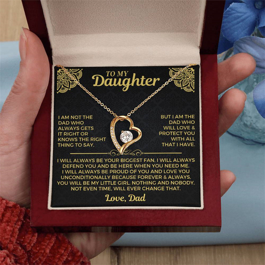 To My Love– Love Heart Necklace – Your Last Everything