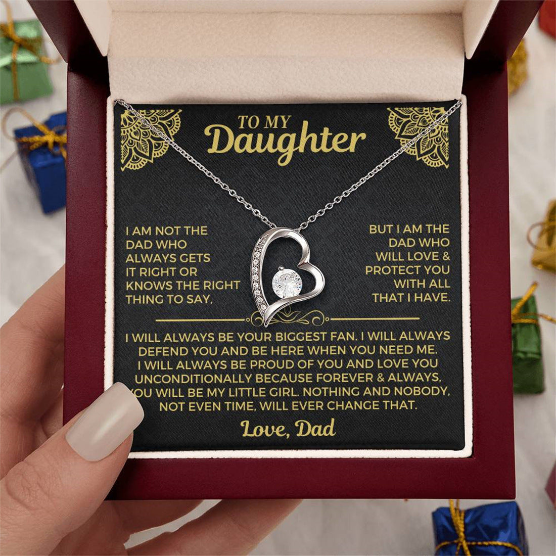To My Love– Love Heart Necklace – Your Last Everything