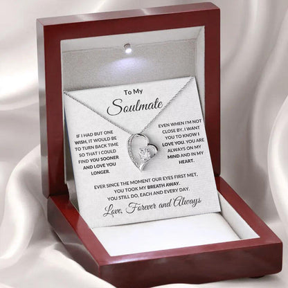 To My Love– Love Heart Necklace – Your Last Everything