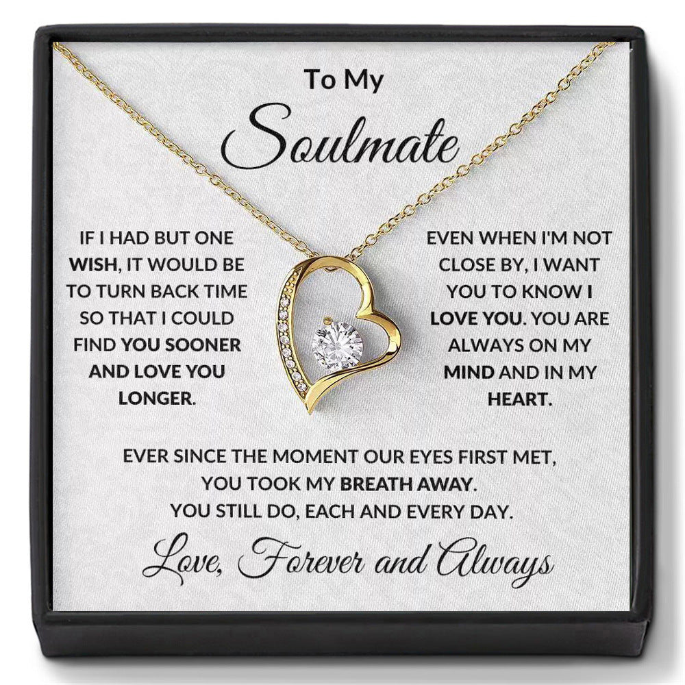 To My Love– Love Heart Necklace – Your Last Everything