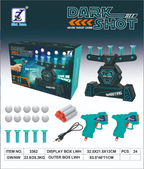 Gift Choice - Glow-in-the-Dark Shooting Target Practice Kids Shooting Toy Gun Set
