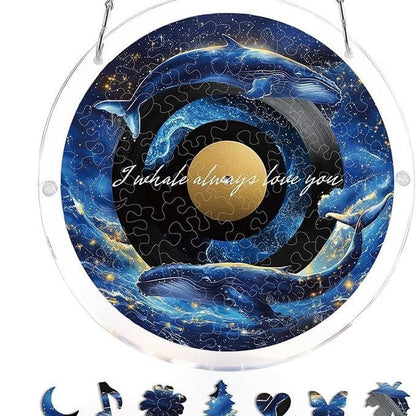 🔥LAST DAY 49% OFF ☀️ 🧩Acrylic 80 Pcs Puzzle✨Suncatcher Hanging Ornament