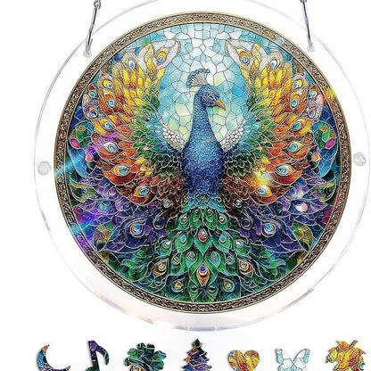 🔥LAST DAY 49% OFF ☀️ 🧩Acrylic 80 Pcs Puzzle✨Suncatcher Hanging Ornament