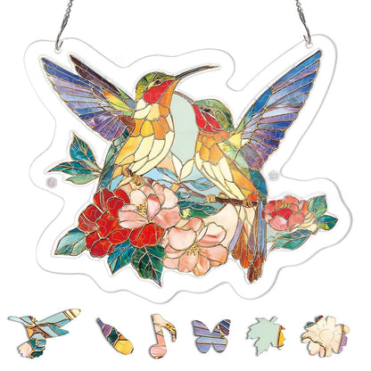 🔥LAST DAY 49% OFF ☀️ 🧩Acrylic 80 Pcs Puzzle✨Suncatcher Hanging Ornament