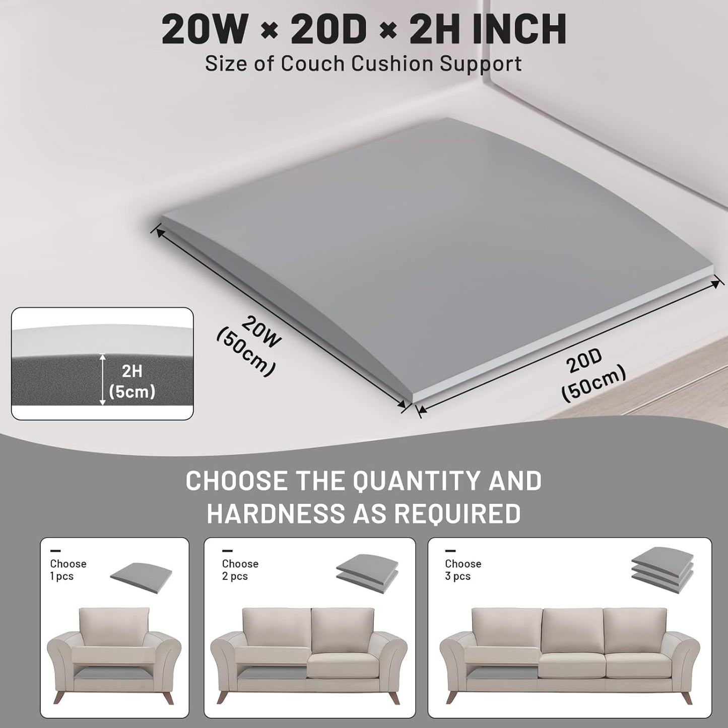 ⏰LAST DAY SPECIAL PRICE⚡🛋️Couch Cushion Support For Sagging Seat