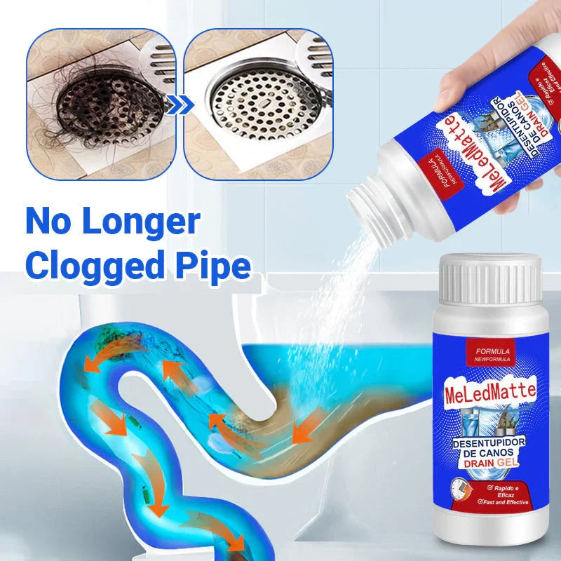 🥳2026 HOT SALE🥳💞50K+ SOLD!✨ 💝🚰 Powerful Pipe Dredging Agent – Fast Clog Removal, Safe for Pipes & Multi-Use 🚰