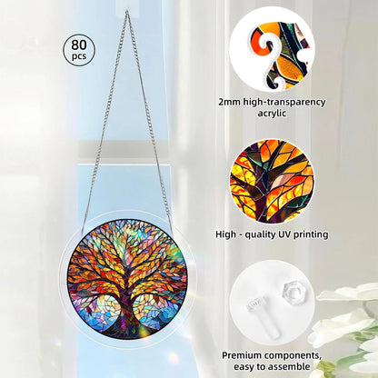 🔥LAST DAY 49% OFF ☀️ 🧩Acrylic 80 Pcs Puzzle✨Suncatcher Hanging Ornament