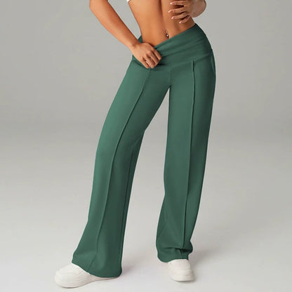 🎁2026 New Arrivals 50% OFF💥50K+ SOLD💕Women's Plain Loose Straight Leg Pants
