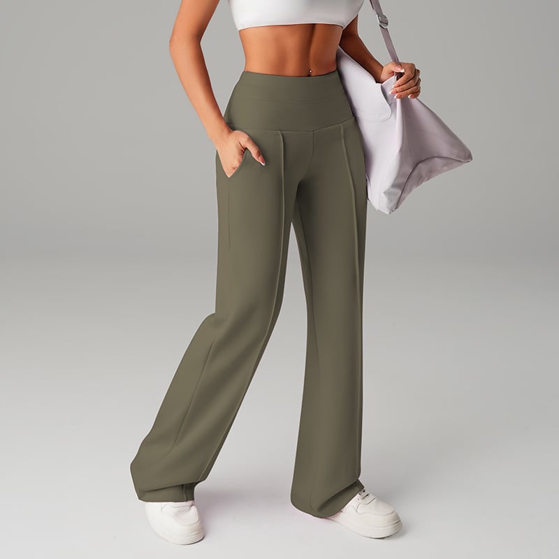 🎁2026 New Arrivals 50% OFF💥50K+ SOLD💕Women's Plain Loose Straight Leg Pants