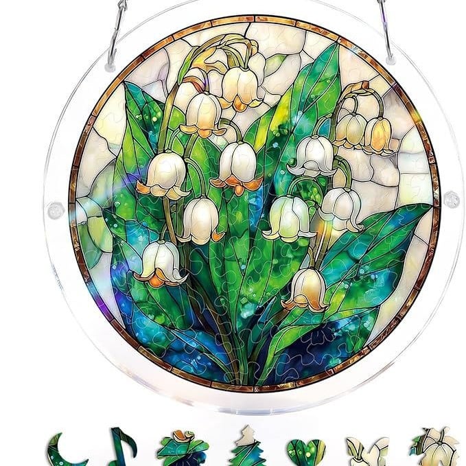 🔥LAST DAY 49% OFF ☀️ 🧩Acrylic 80 Pcs Puzzle✨Suncatcher Hanging Ornament