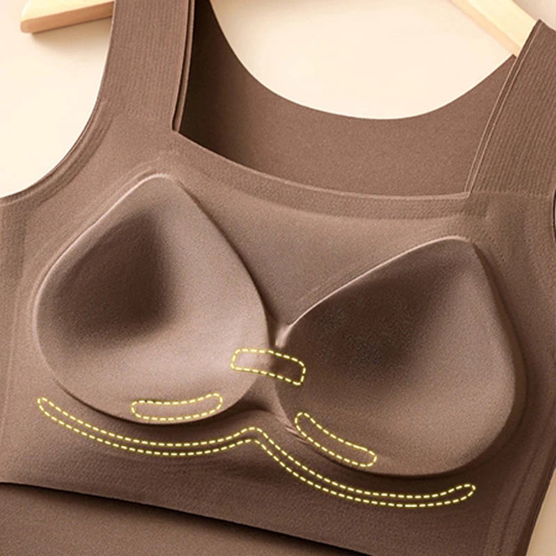 💐Women's U Neck Tank Tops with Built-In Bra