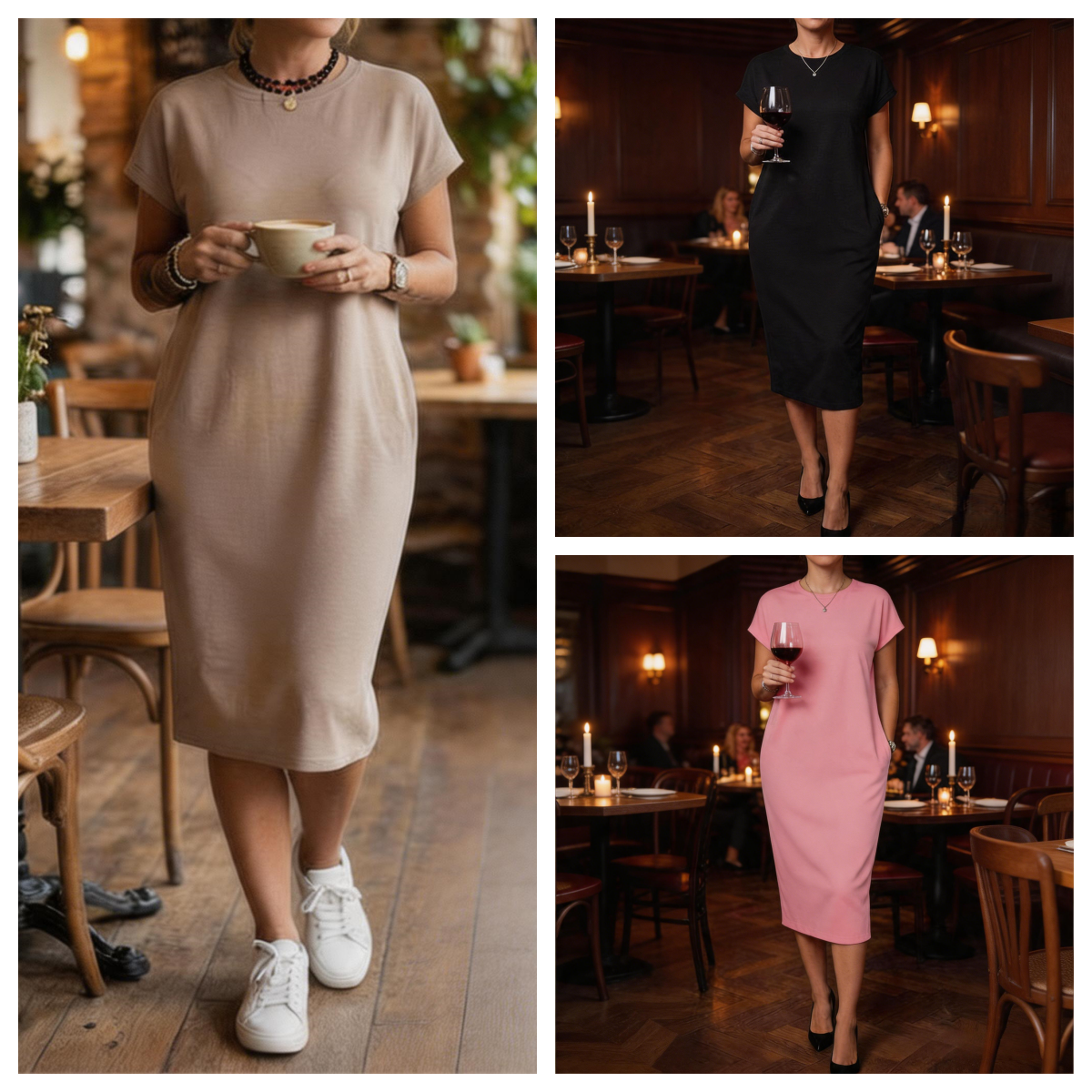 🌸Last Day Discount！50% OFF！👟 Dress It Up or Down — Sandals, Sneakers, or Heels. One Midi Dress, Endless Looks