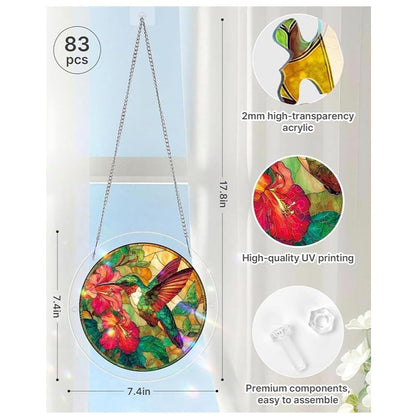 🔥LAST DAY 49% OFF ☀️ 🧩Acrylic 80 Pcs Puzzle✨Suncatcher Hanging Ornament
