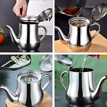 🔥Limited-time promotion 🔥Stainless Steel Oil Filter Pot