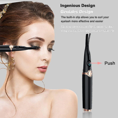 🥰2025 HOT SALE - BUY 1 GET 1 FREE!!✨Heated Eyelash Curler for Long-lasting Natural Curling