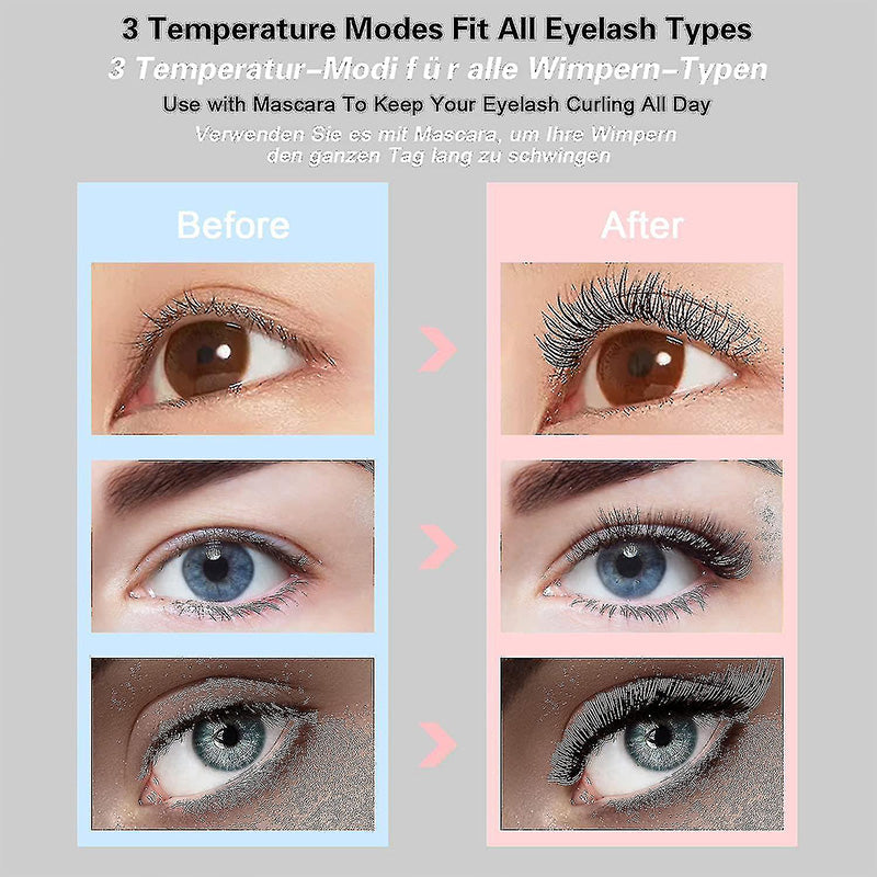🥰2025 HOT SALE - BUY 1 GET 1 FREE!!✨Heated Eyelash Curler for Long-lasting Natural Curling