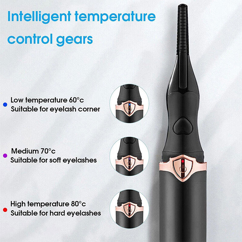 🥰2025 HOT SALE - BUY 1 GET 1 FREE!!✨Heated Eyelash Curler for Long-lasting Natural Curling