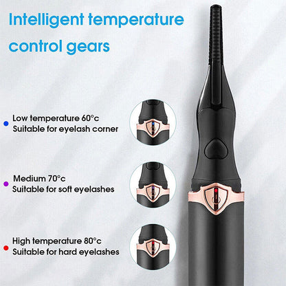 🥰2025 HOT SALE - BUY 1 GET 1 FREE!!✨Heated Eyelash Curler for Long-lasting Natural Curling