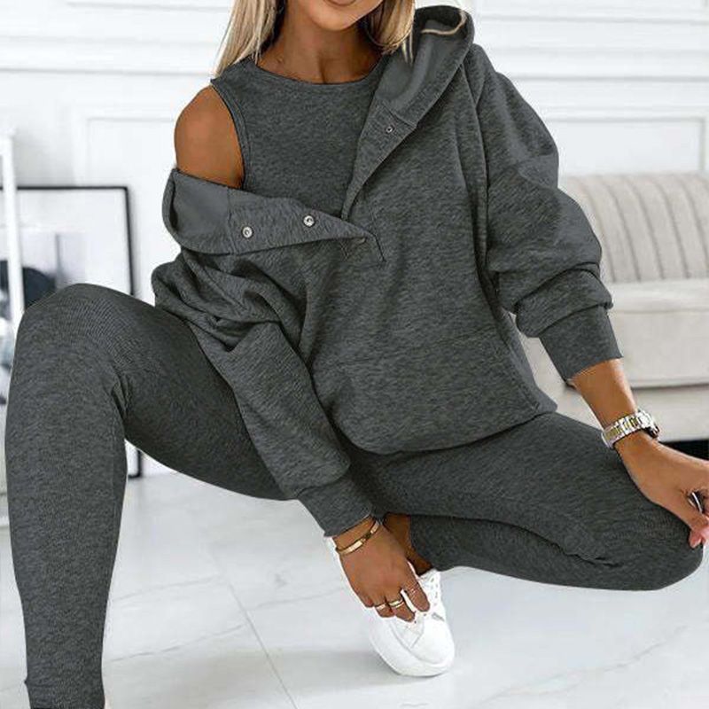 ⏳Time-limited Special £25.99⏰Hooded Casual and Comfortable Sweatshirt Suit