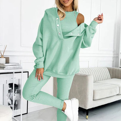 ⏳Time-limited Special £25.99⏰Hooded Casual and Comfortable Sweatshirt Suit
