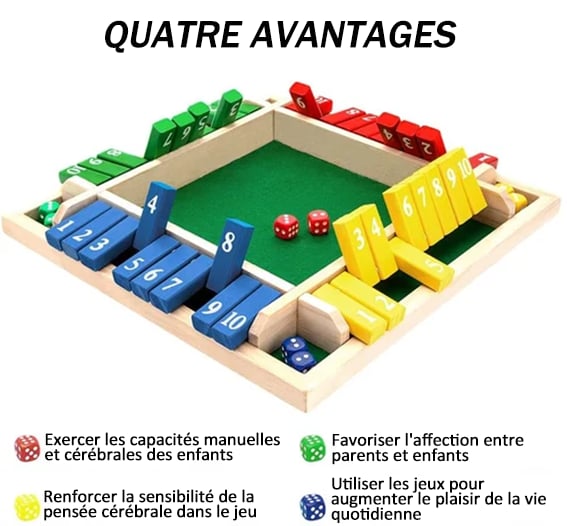 【💥Final 3-hour Preferential Deal 💥】🎉FUN FAMILY GAMES - Shut The Box Board Game