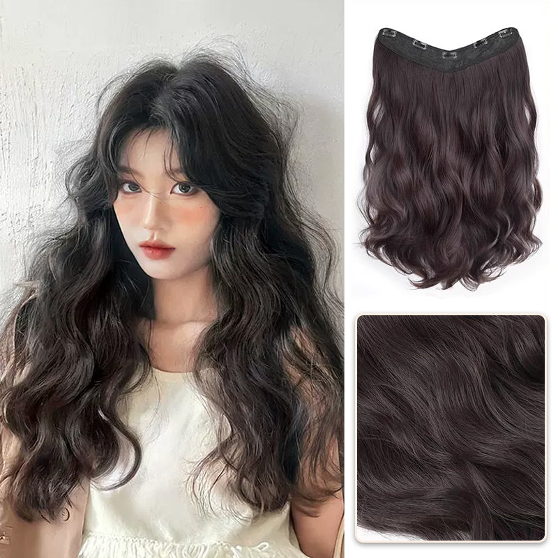 💖Buy 1 get 1 free 🤩Women's Gradient Long Wavy Hair Wig, One-Piece with Adjustable Fit💁