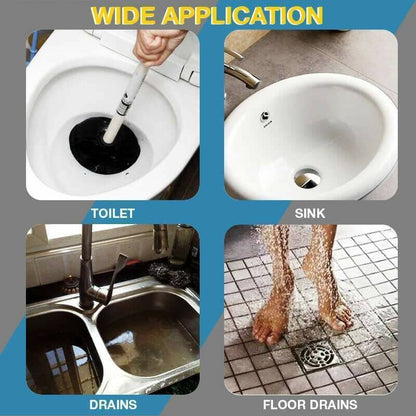 Electric Drain Dredging Spring - Professional Auger Cable for Unclogging Sinks, Bathtubs & Sewer Pipes