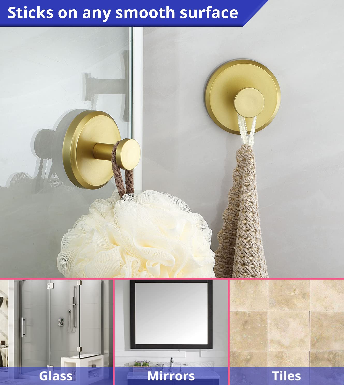 🔥LAST DAY SALE 70% OFF👍 Upgraded Suction Cup Hooks