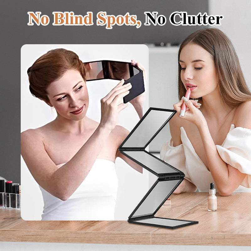 🔥360° Folding Self Haircut & Makeup Mirror