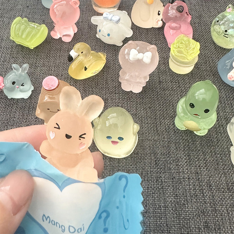 🔥Hot Sale 60% Off🎁Blind Bag Luminous Mini Resin Animal Figures – 10PCS/Set
