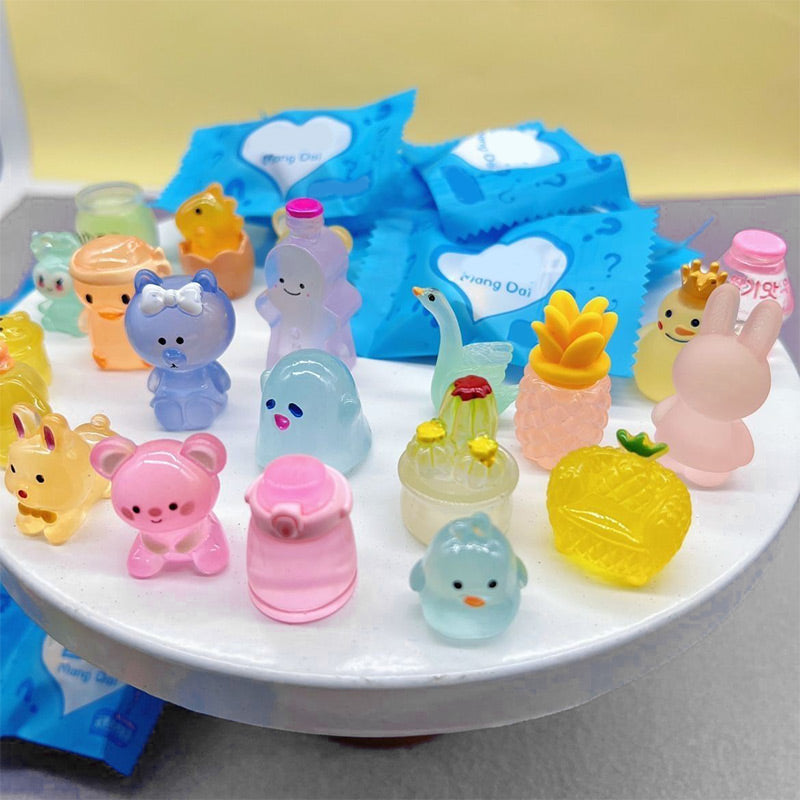 🔥Hot Sale 60% Off🎁Blind Bag Luminous Mini Resin Animal Figures – 10PCS/Set
