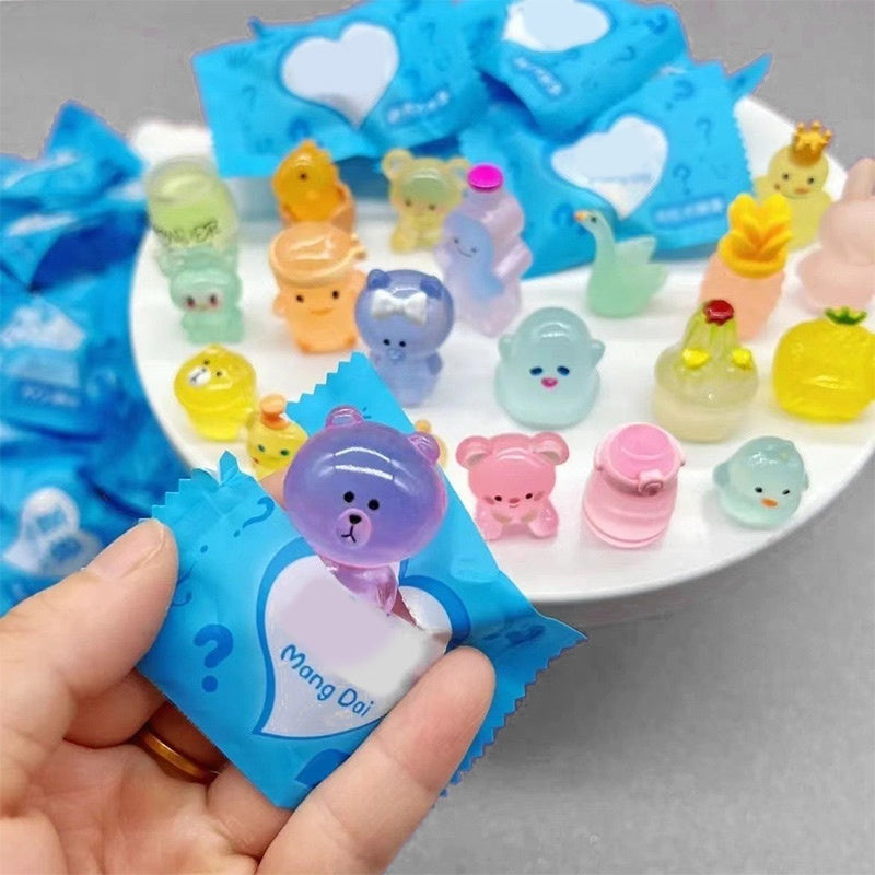 🔥Hot Sale 60% Off🎁Blind Bag Luminous Mini Resin Animal Figures – 10PCS/Set