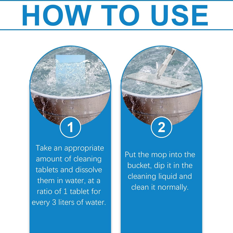 Multi-Effect Decontaminating Floor Cleaning Sheet
