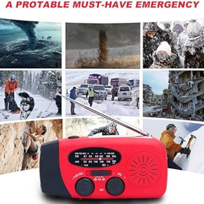 🔥2026 New Arrivals: 60% Off for Limited Time!🔥 Multifunctional Portable Solar Emergency Radio