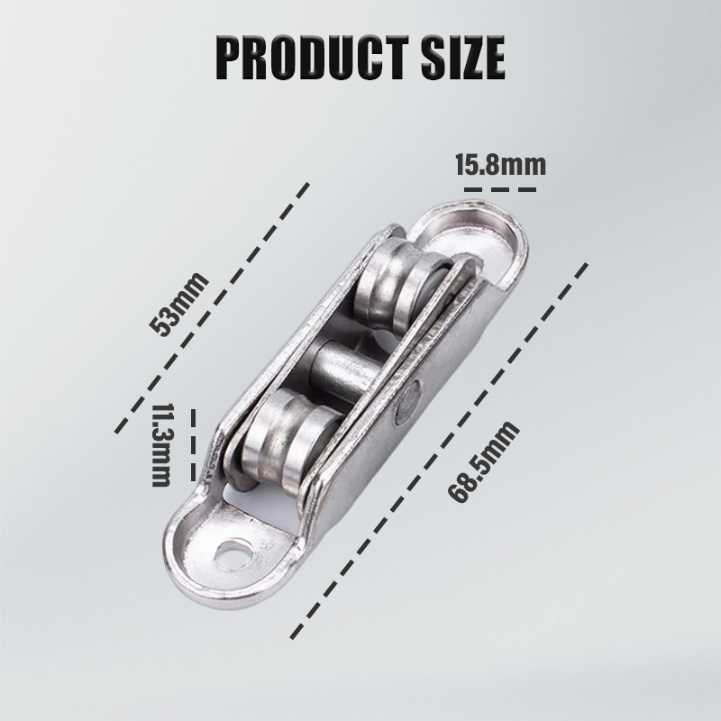 80/88 Zinc Alloy Pulley for PVC Windows & Doors