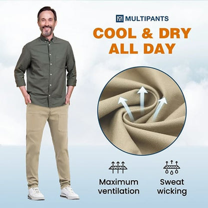 🔥NEW YEAR SALE £14.99!!⚡50K+ SOLD!🔥MultiPants – High Stretch Multi-pocket Durable Cargo Pants
