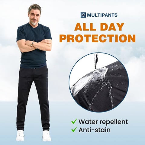 🔥NEW YEAR SALE £14.99!!⚡50K+ SOLD!🔥MultiPants – High Stretch Multi-pocket Durable Cargo Pants