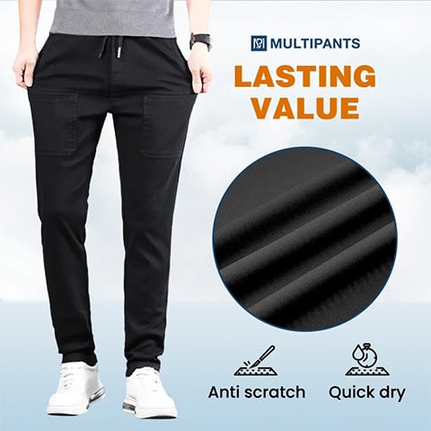 🔥NEW YEAR SALE £14.99!!⚡50K+ SOLD!🔥MultiPants – High Stretch Multi-pocket Durable Cargo Pants