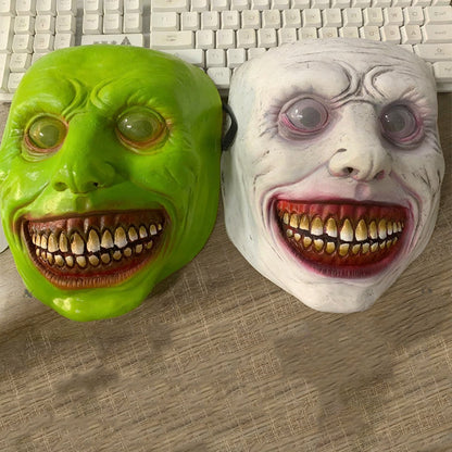 🔥Halloween Big Surprise £9.99!!💀Creepy Horror Halloween Mask