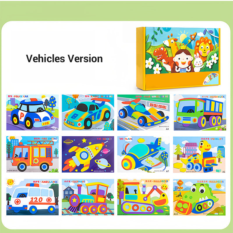 Children’s DIY 3D EVA Sticker Craft