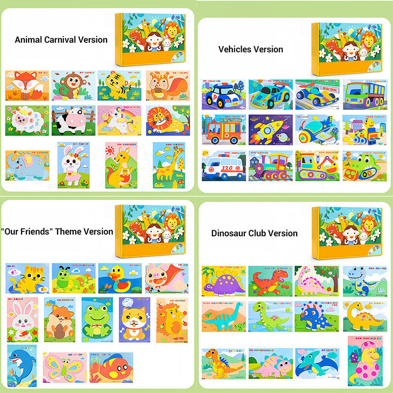 Children’s DIY 3D EVA Sticker Craft