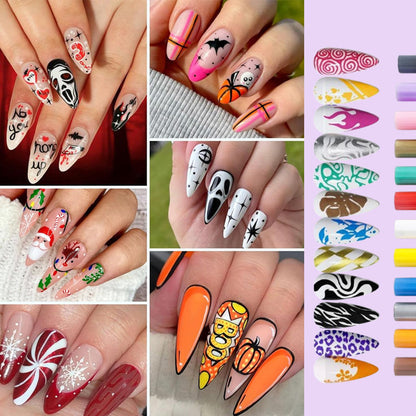 ⏳Time-limited 50% off⏰12 Colors Nail Art Pens Set🎨